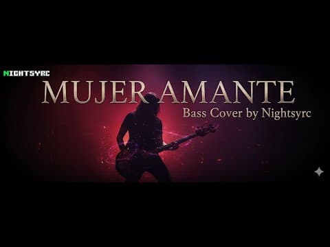 Mujer Amante | Cover de Bajo | Rata Blanca | Bass Cover | Tabs | Nightsyrc