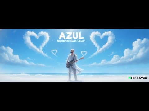 Azul | Bass Cover | Cristian Castro | Cover de Bajo | Nightsyrc