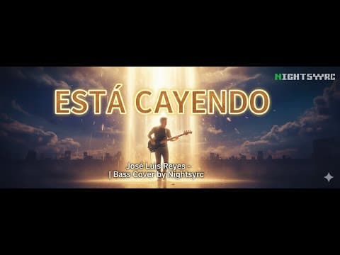 🔥 Está Cayendo | Cover de Bajo | José Luis Reyes | Bass Cover | Tabs | Nightsyrc 🔥