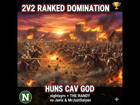 nightsyrc + THE RANDY HUNS 2V2 RANKED DOMINATION!! 🏆🔥 Horse Archers &amp;Paladins Javix &amp; MrJustSaiyan 😈
