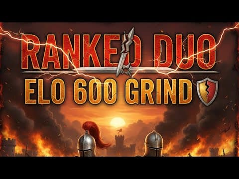 Ranked Duo AoE2 Live 🔥⚔️ ELO 600 Grind | Nightsyrc x Santy 20
