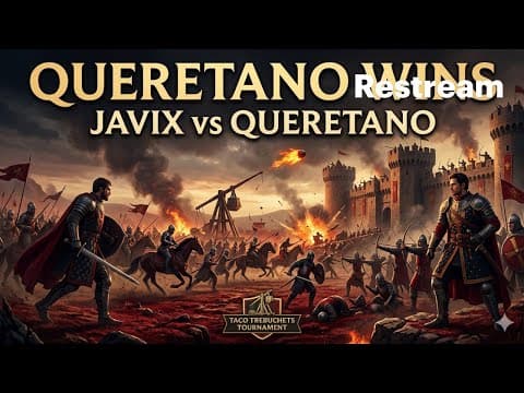 Queretano DEFEATS Javix ⚔️ Epic Tournament Match | Taco Trebuchets AoE2