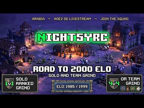 Wololo Team LIVE 🔴 Argentina 🇦🇷 x Mexico 🇲🇽 Squad | AoE2 Arabia Battles ⚔️🔥