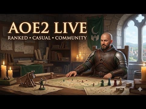 🔥 AOE2 LIVE ⚔️ Ranked Battles | Nightsyrc 🔴
