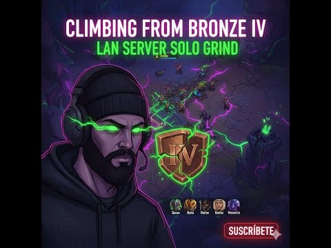 Climbing from Bronze IV | LAN Server Solo Grind
