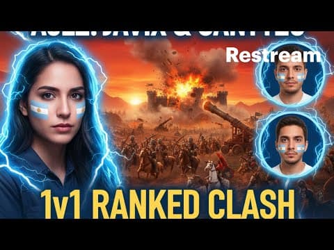 LIVE AoE2: Javix vs Santy20 1v1 Ranked Clash!! 🔥🏆 Sweaty Showdown – Who Wins? 🎮🇲🇽💥⚔️