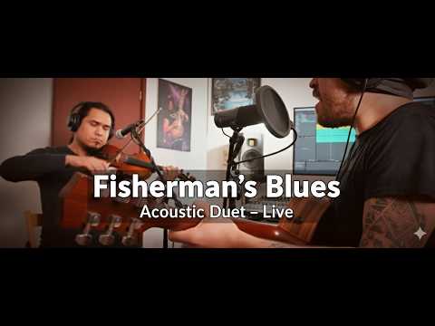 Fisherman’s Blues | Waterboys | Acoustic Violin Guitar Duet | Feat A.B. | 🎻🔥 | Live Studio Session