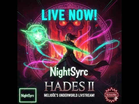 HADES II LIVE! 💀 NIGHTSYRC&#39;s Taste of Melinoë&#39;s Underworld GRIND! (You WON&#39;T Believe This!)